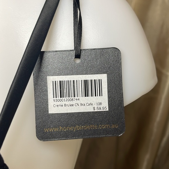 Honey Birdette Vintage Crème Brûlée Bra - Picture 4 of 6